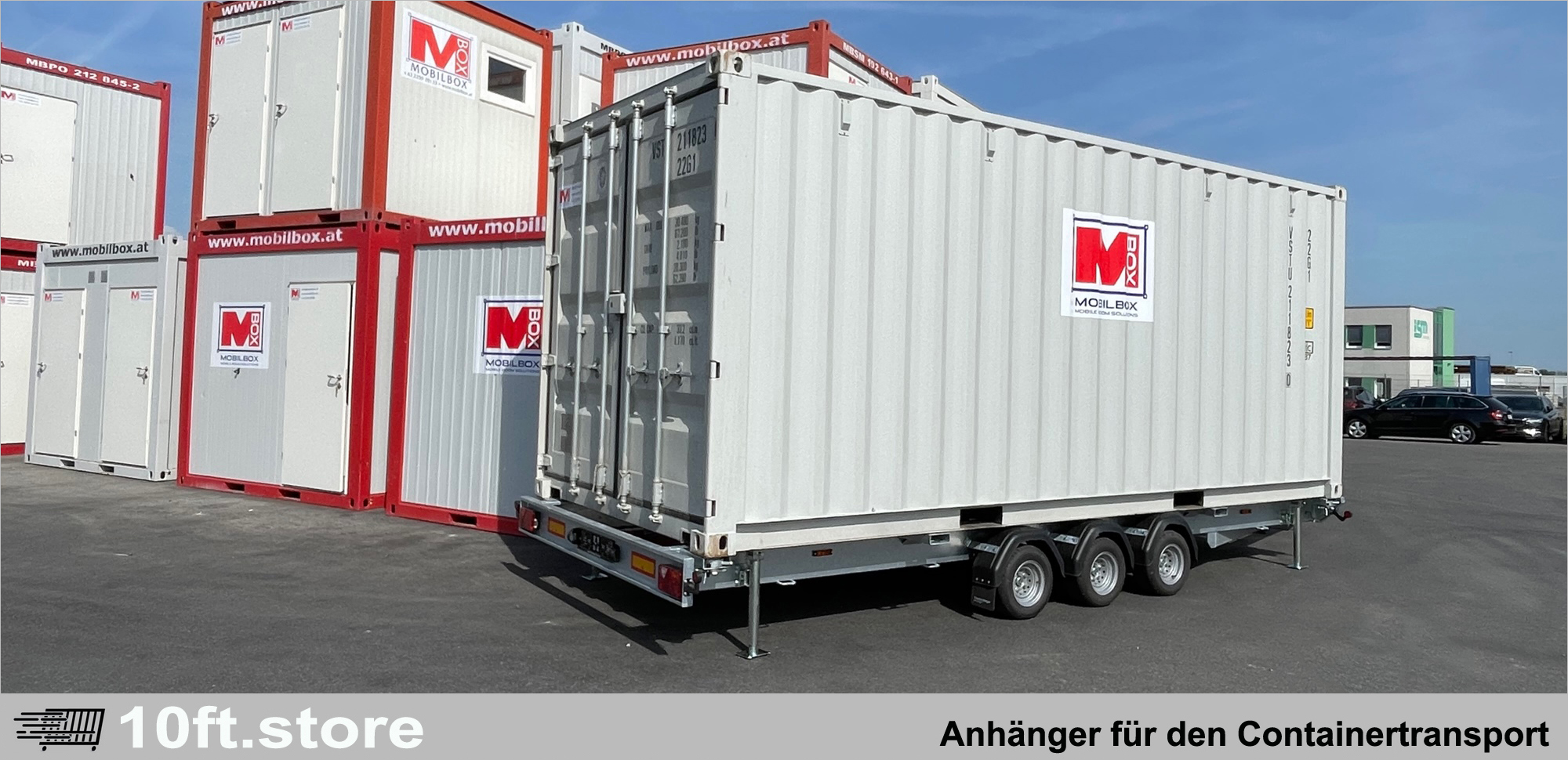 Anhänger für Lagercontainer